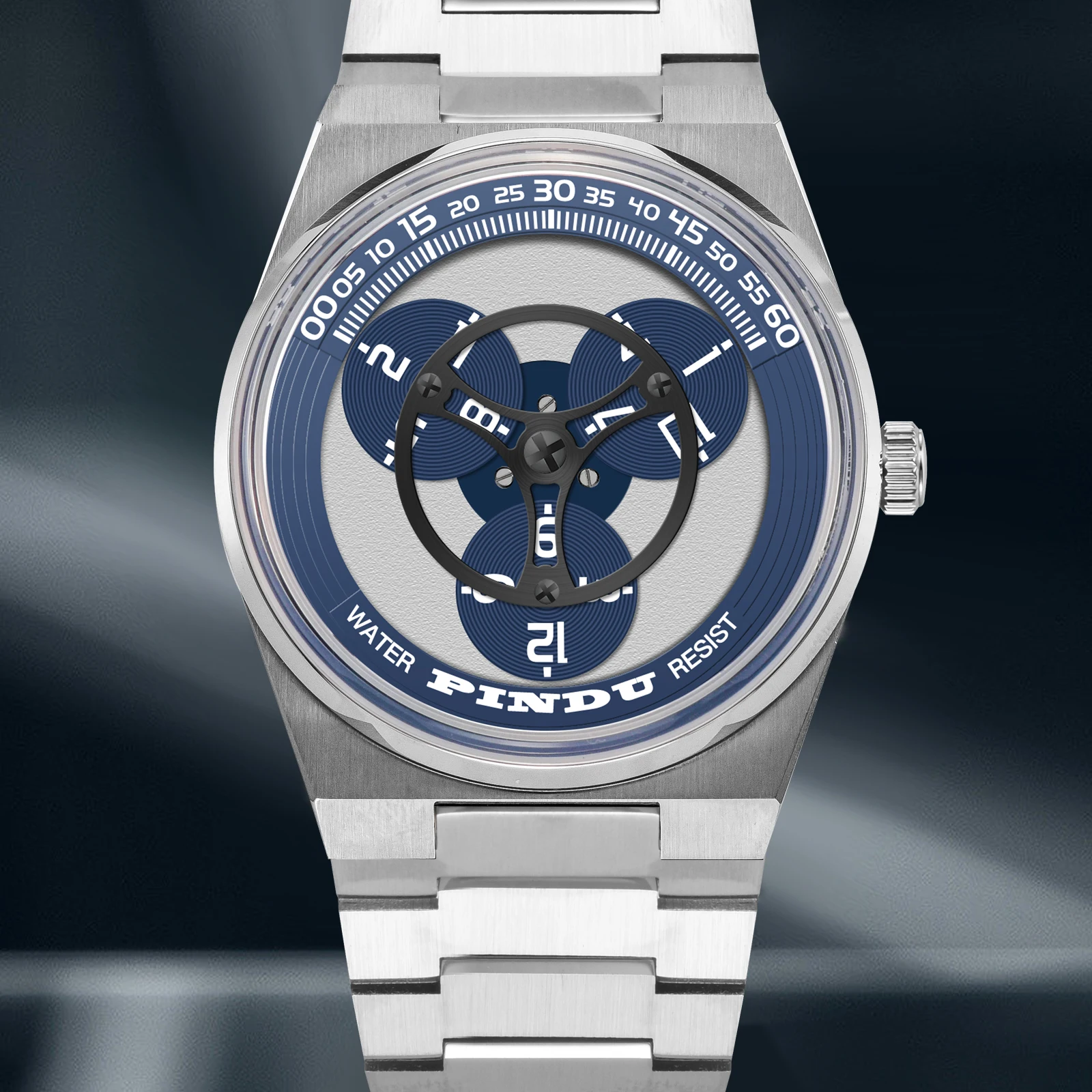 PINDU Brand Design New Luxury Mechanical Watch Men Miyota 8215 Movement Men's Watch Stainless Steel Waterproof Automatic Watch