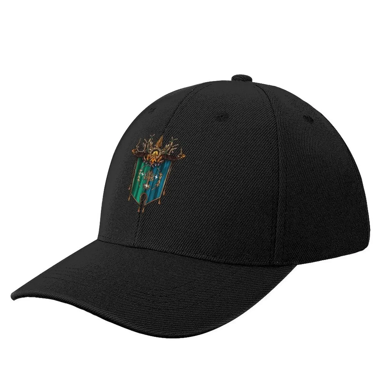 

Fae Banner Baseball Cap black Hat Beach Unique hats Cosplay Girl Men's