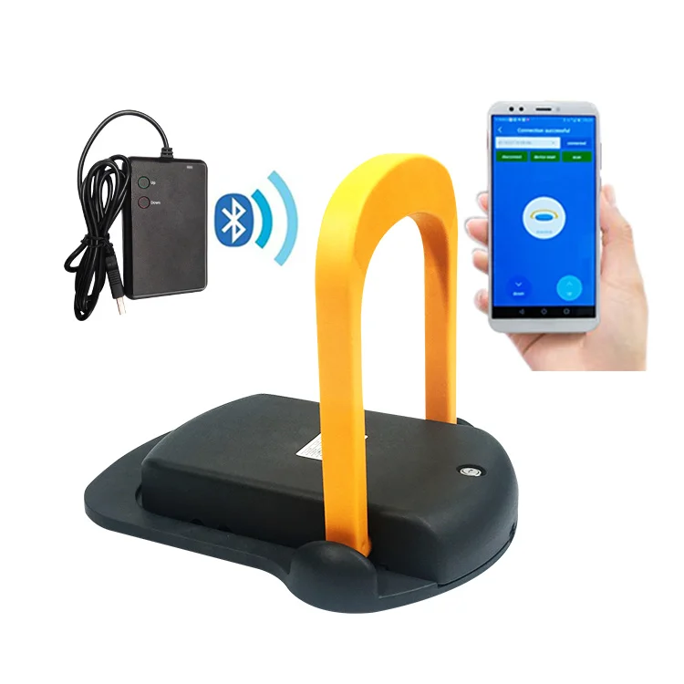 

IP67 Waterproof USB Blue tooth APP Operated Smart Car Parking Barrier Lock