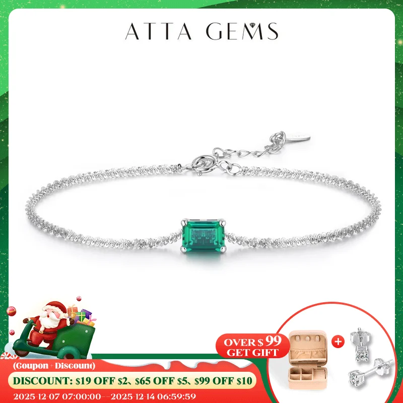 

New Arrivals 925 Sterling Silver Moissanite Diamond Emerald Gemstone Bangle Charm Wedding Tennis Bracelet Fine Jewelry Wholesale