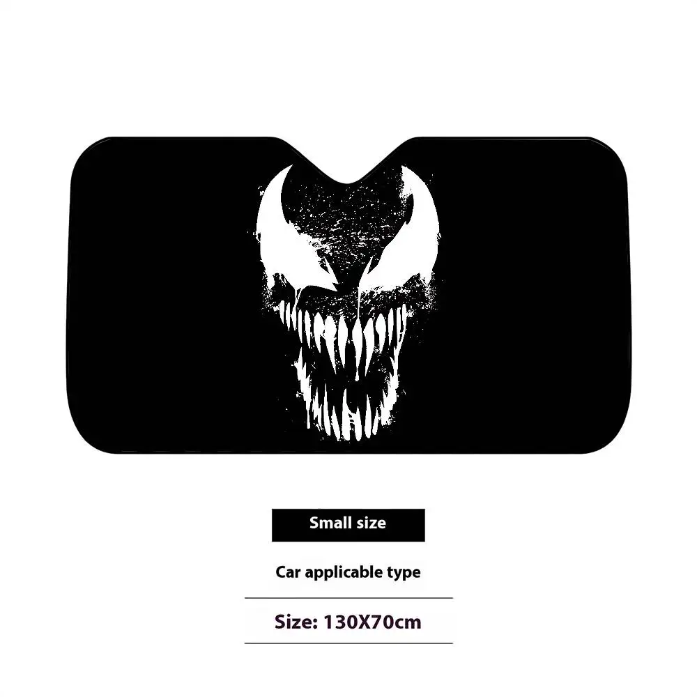 Classic Movie-E-venomS Cool Stylish And Trendy Windshield Sunshade, Car Windshield Cover Car Sunshade Curtain Car Sun Protection view 4