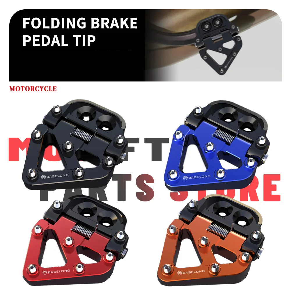 

2024 Motorcycle For 390 Adventure ADV 390ADV 2019 2020 2021 2022 2023 Folding Rear Brake Pedal Step Tip Plate Motorbike Foot Peg