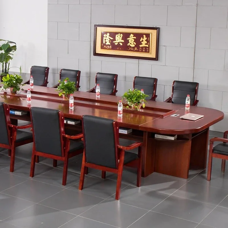

Oval conference table painted veneer conference table long business conference negotiation