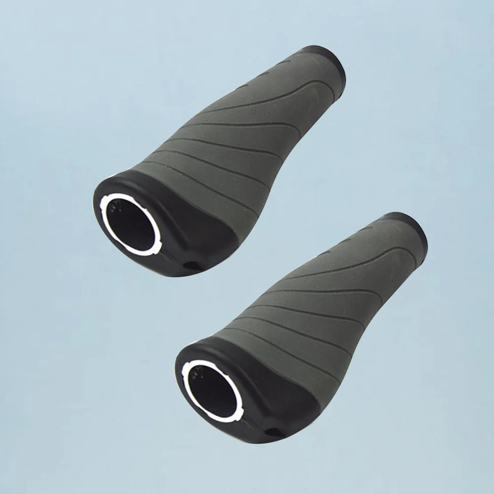 

2Pcs Bike Handlebar Grips Non-Slip Wear Resistant for Cycling Lovers Comfortable Black Cycle Handle Cover Bike Handlebar Grips