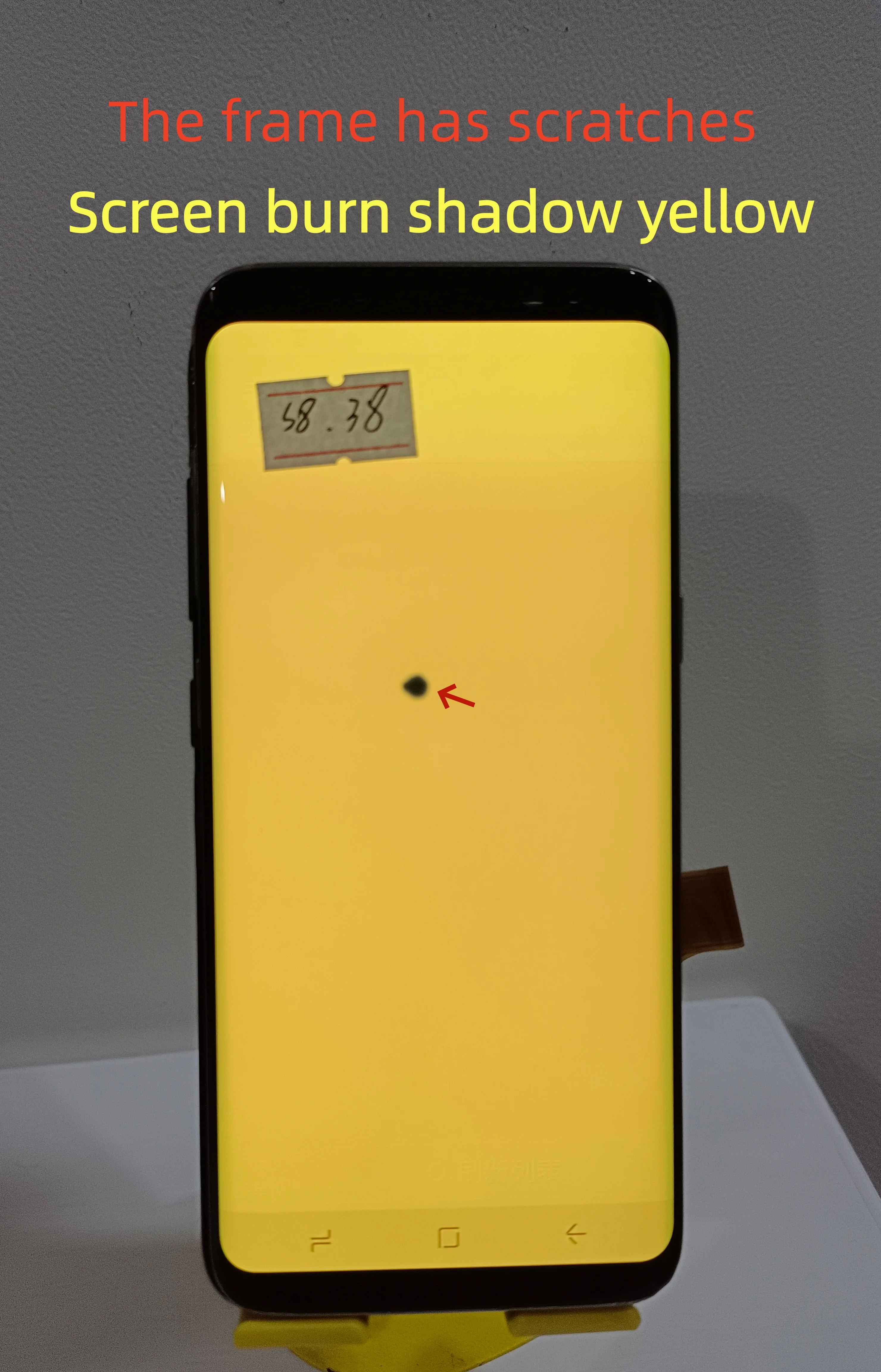 5.8 inches AMOLED For Samsung Galaxy S8  SM-G950 G950F G950U G950A LCD Display Touch Screen Digitizer Burn shadow point line
