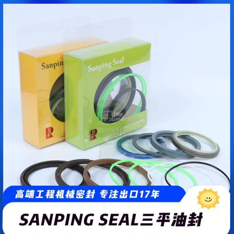 Excavator hydraulic cylinder oil seal repair kit, suitable for bucket arm seal accessories sealing ring