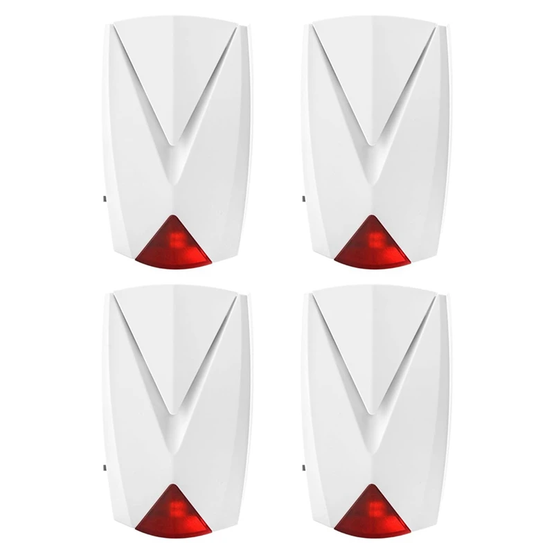 Power Failure Alarm, 118 Db Loud Siren With LED Light, 110V To 220V, Off/On Alert, US Plug