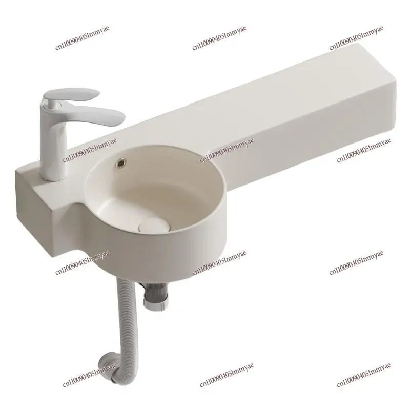 

Small apartment wall-mounted ceramic countertop mini washbasin