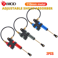 9IMOD RC Shocks Absorber 2PCS 110mm Adjustable Internal Spring Oil Damper Shock Absorber for 1/10 RC Climbing Car Toy Parts