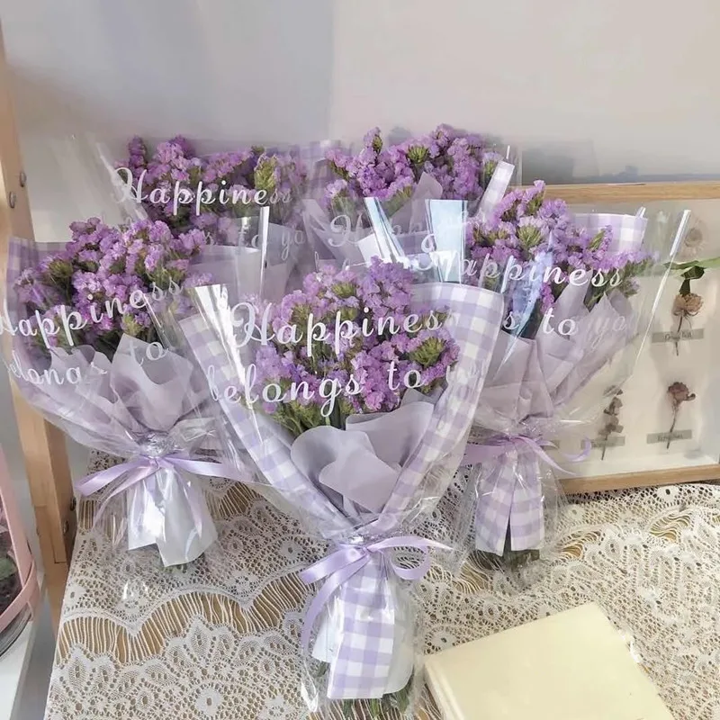 

1 Bunch Natural Dried Flower Forget-me-not Bouquet Ins Birthday Christmas Gift Bag Photo Props Wedding Shop Home Decor