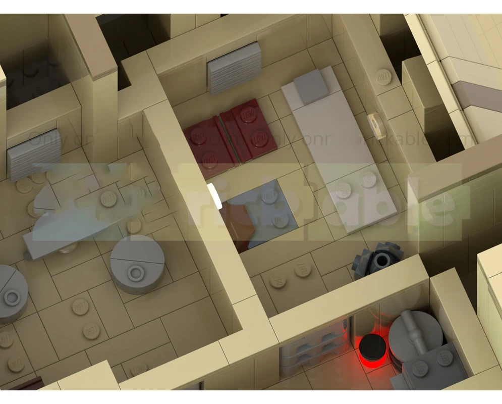 Nouveau produit exquis : Blocs de construction MOC, modèle de scène de film, Temple Jedi de Coruscant, technologie modulaire, jouet pour enfants, assemblage DIY