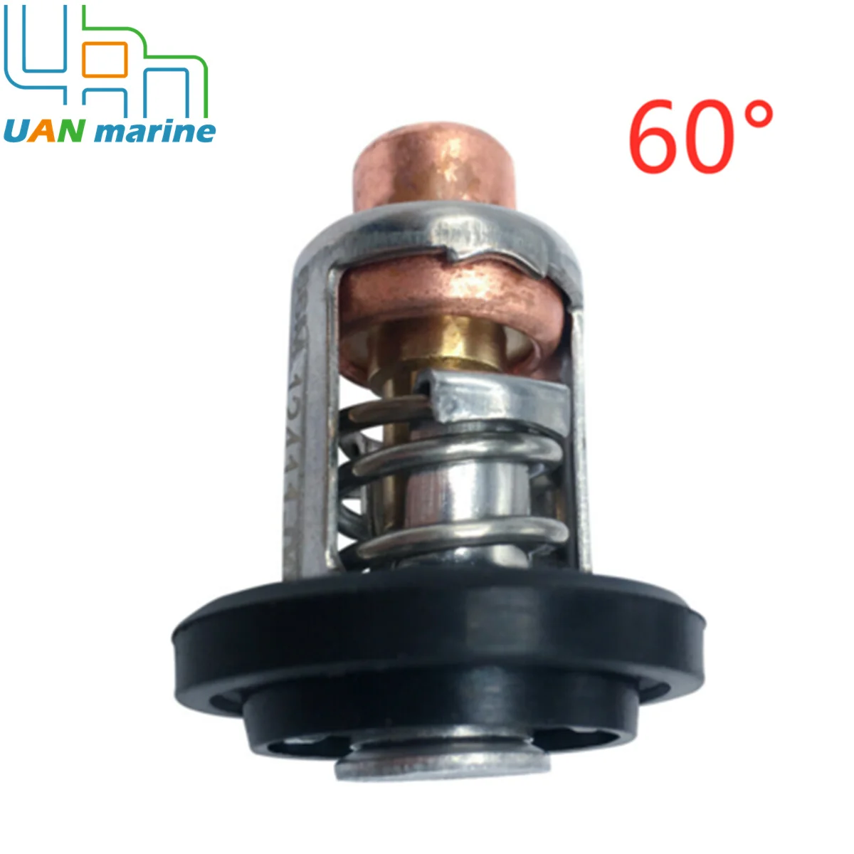 66M-12411 Thermostat 60℃ 140℉ For Yamaha F 6 8 9.9 15 40 50 60 80 100 HP 4-Stroke Outboard 66M-12411-00-00 6G8-12411-00-00