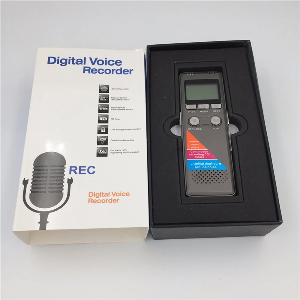 16GB Memory Factory Direct Digital Conference Classroom Interview Audio Recorder Supports MP3 Player USB Flash Drive PQ132