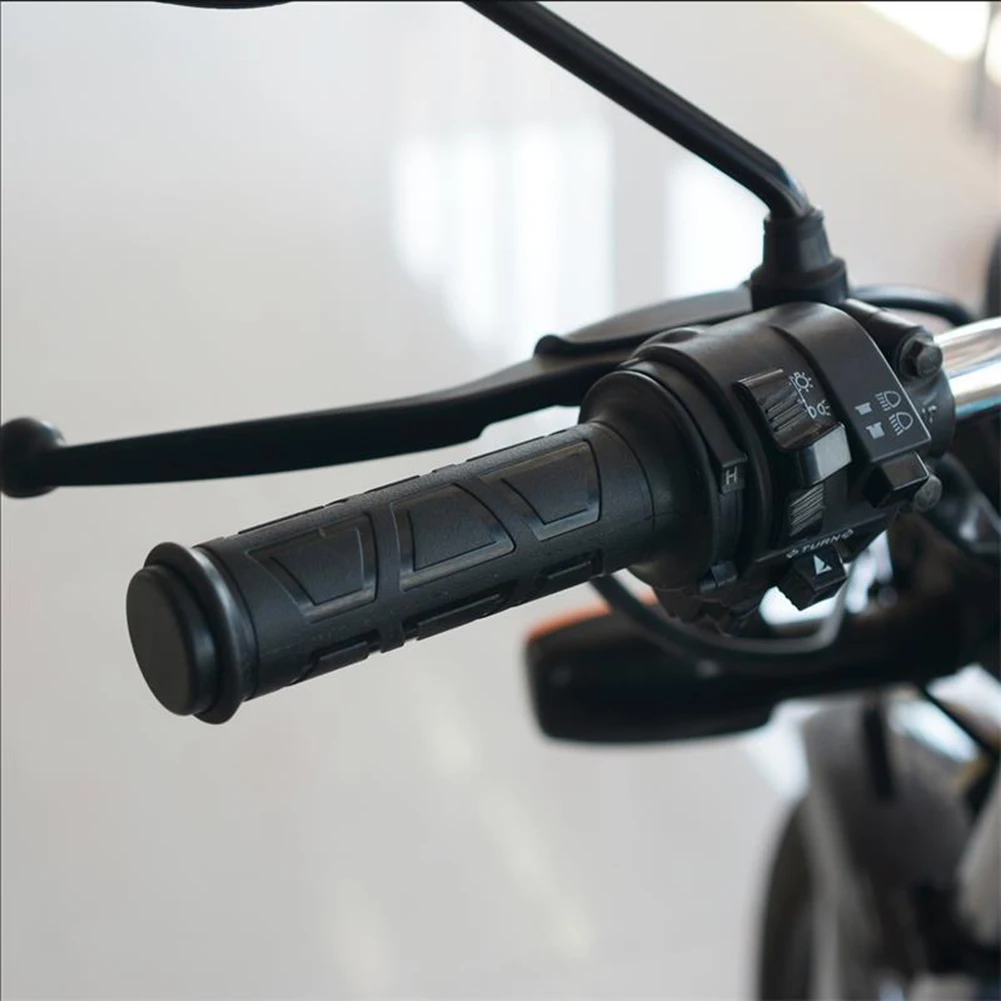 Motorcycle Heated Grips 1 Set 127*36mm 12W-24W 143*36MM 22mm Black In Use Easy To Use Fine Workmanship Motorcycle