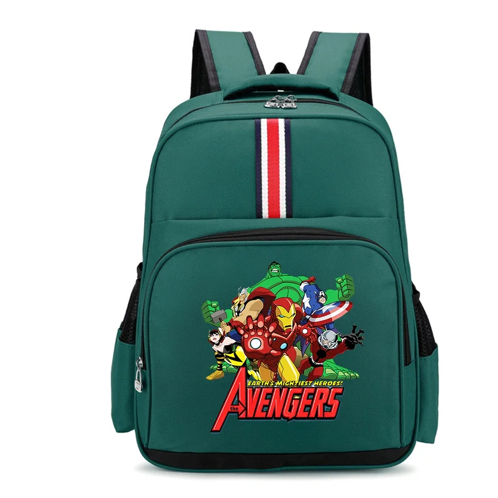 Children Marvels Spiderman Schoolbag Ironman Hulk Backpack Teenager Multifunction Captain Backpacks Travel Camping Computer Bag