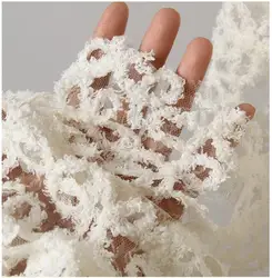 Seaweed Vine Mesh 3D Embroidered Fabric Fashion Creative Designer Fabric