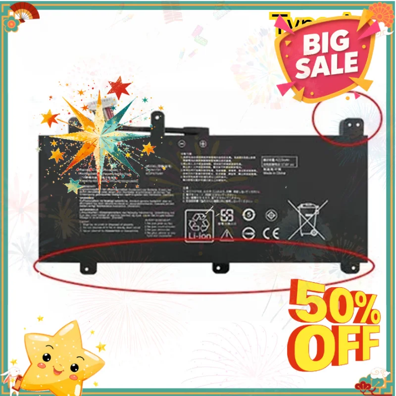 SWZY 66Wh C41N1731 C41N1731-2 Replacement Laptop Battery for ASUS ROG Strix Gl704 G515GV GL504GW GL504GM GL504GS GL704GM S5C Rog