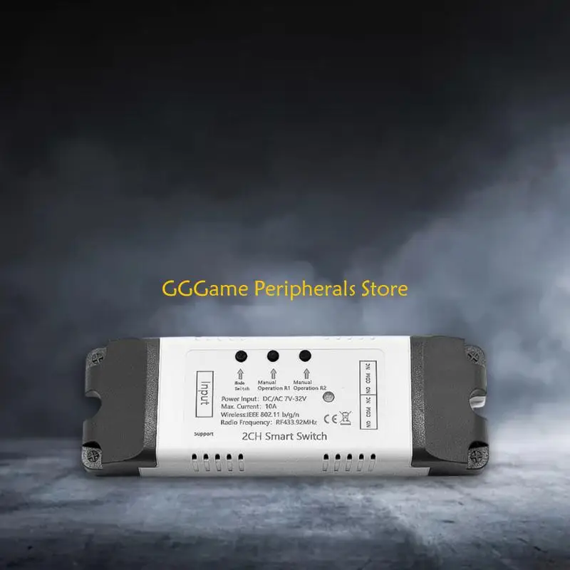 U55B AC-DC 7V-32V مفاتيح ذكية ضوء المحرك وحدات تبديل RF433 تردد الراديو #3