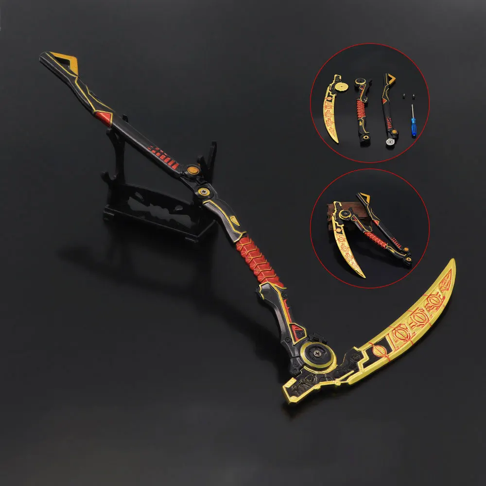 

Игровой аксессуар 30 см/11,8 дюйма: Металлическая складная и съемная модель «Смертельный захват» (ZG545) из сплава, подарок для мальчиков, декоративный элемент