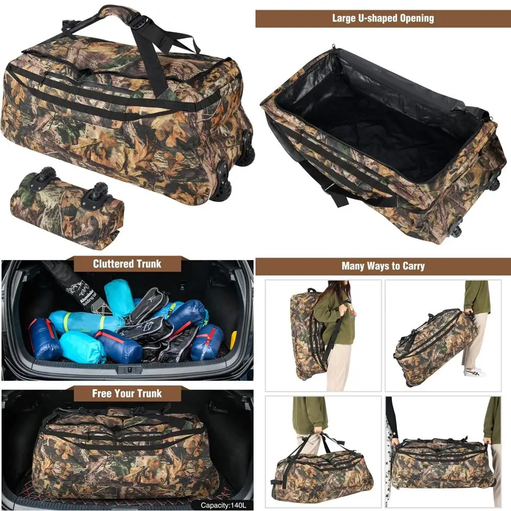 

Расширяемая сумка на колесах 85 л/120 л/140 л для больших путешествий