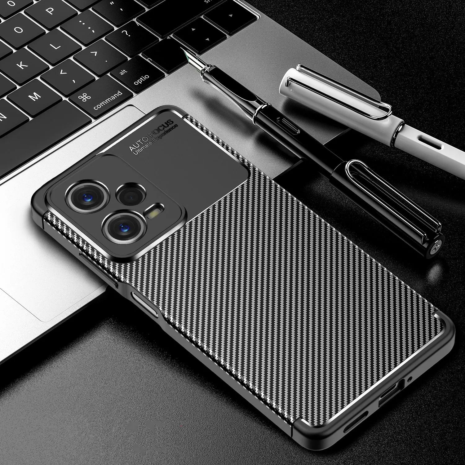 For Redmi Note 12 Pro 5G Case Redmi Note 12 Pro Cover Fundas Luxury Business Soft Carbon Fiber Phone Bumper Redmi Note 12 Pro