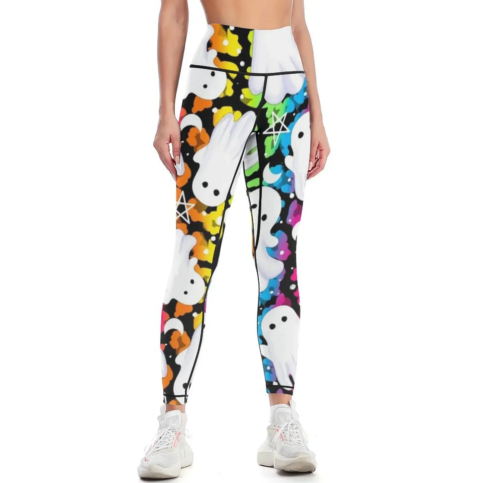 

Pride ghosts Leggings sporty woman gym high waist sports for Women's gym Womens Leggings