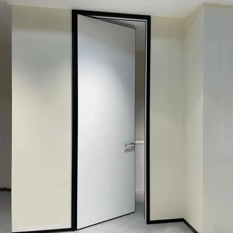 for Aluminum Alloy Wooden Door Full Set Invisible Door Minimalist Room Italian Living Room Modern Simple Bathroom Toilet Door