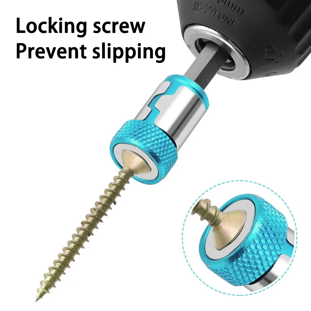 Screwdriver Bit Magnetic Ring S2 Alloy Steel Magnetic Batch Bit Holder Phillips Cross Head Strong Magnetizer