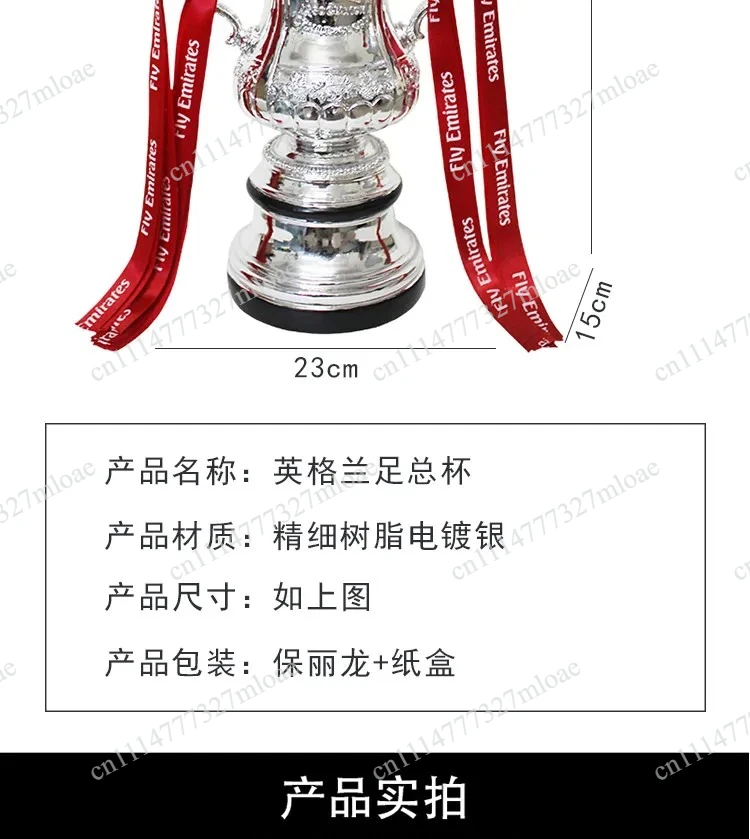 Football Trophy Replica 2020 - Souvenir Cups & Awards for Fan Collection & Gifting view 3