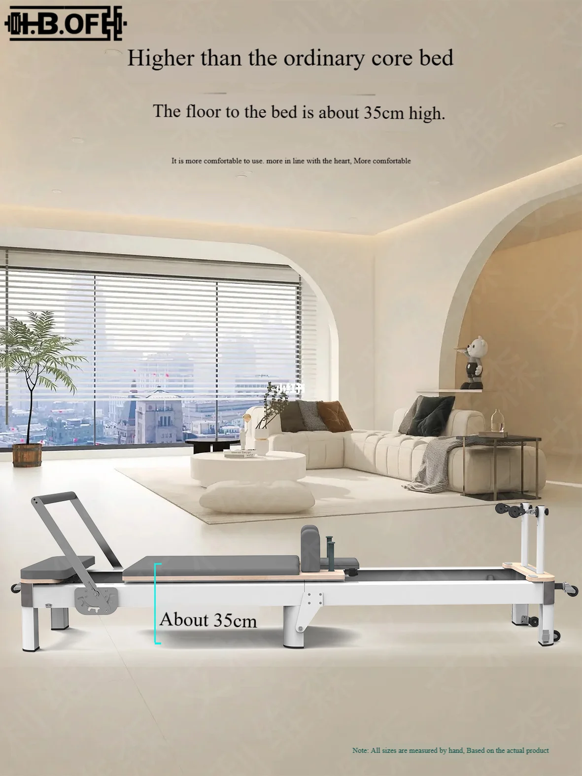 Aluminum Alloy Heightened Folding Core Bed For Home Use, Personal Training Yoga Studio Fitness And Body Shaping Bed view 4