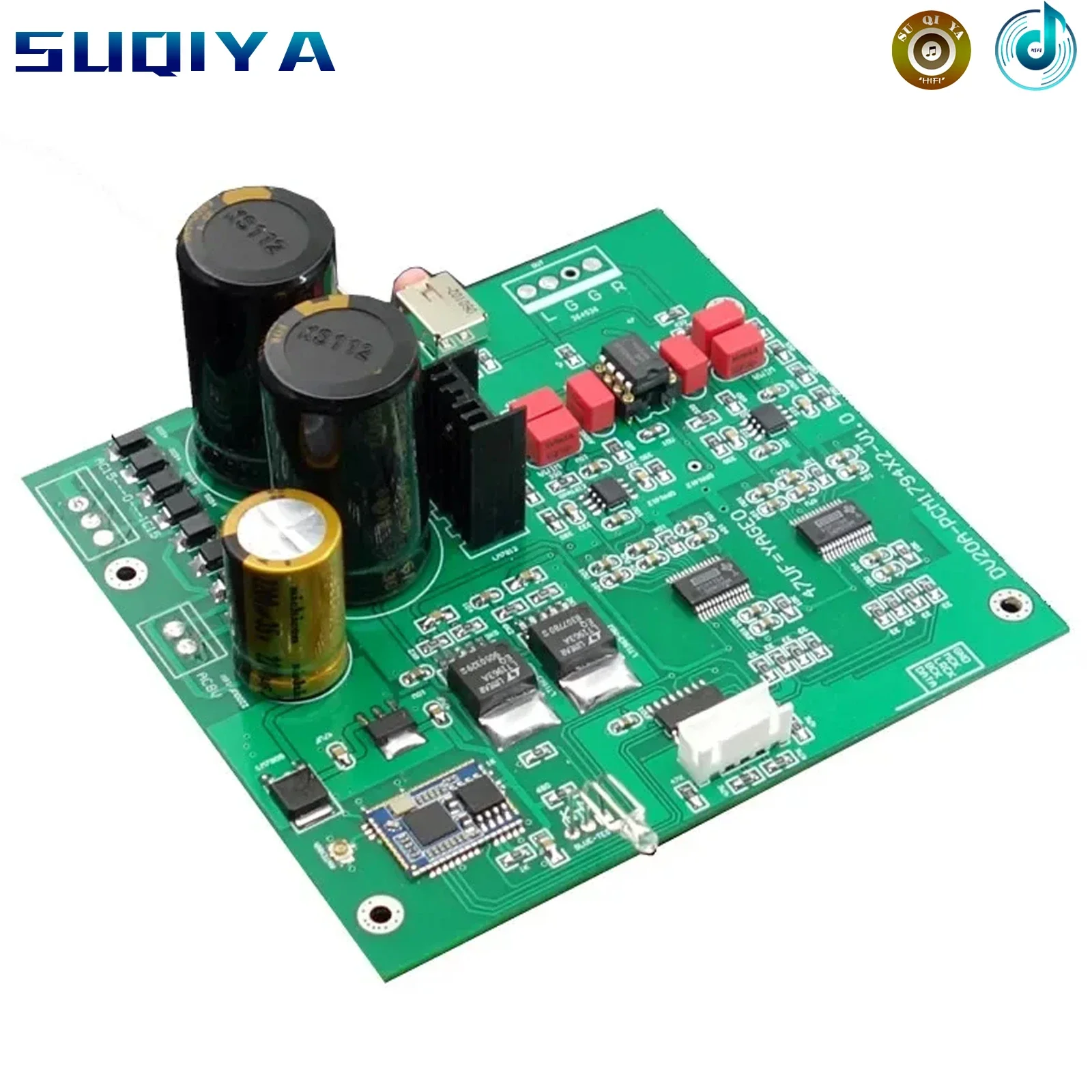 QCC5125  Bluetooth 5.0 Dual PCM1794 Decoder Board I2S Interface Decoding Support LDAC APTX-HD