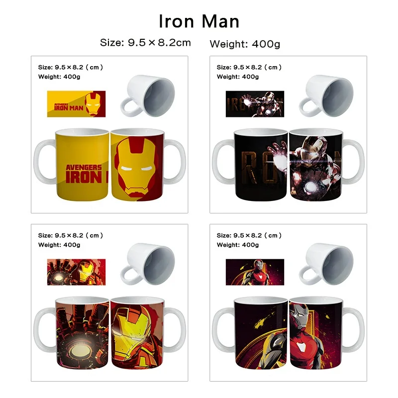 

Ceramic Water Cups Movie Peripherals Desktop Decorations Furniture And Kitchen Supplies Spider Man Coffee Cups Holiday Gift