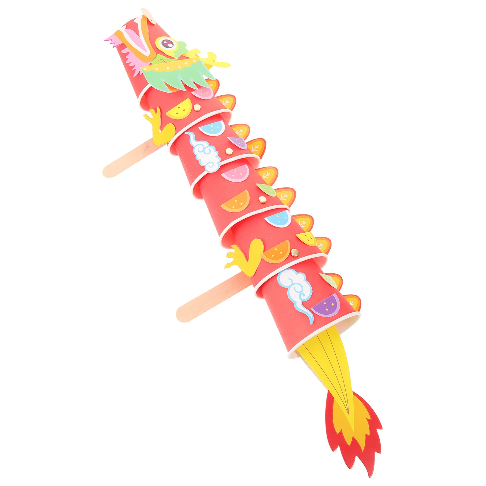 

1Set Chinese New Year Paper Dragon Paper Decoration Durable Lightweight Spring Festival Party Decor Photo Props