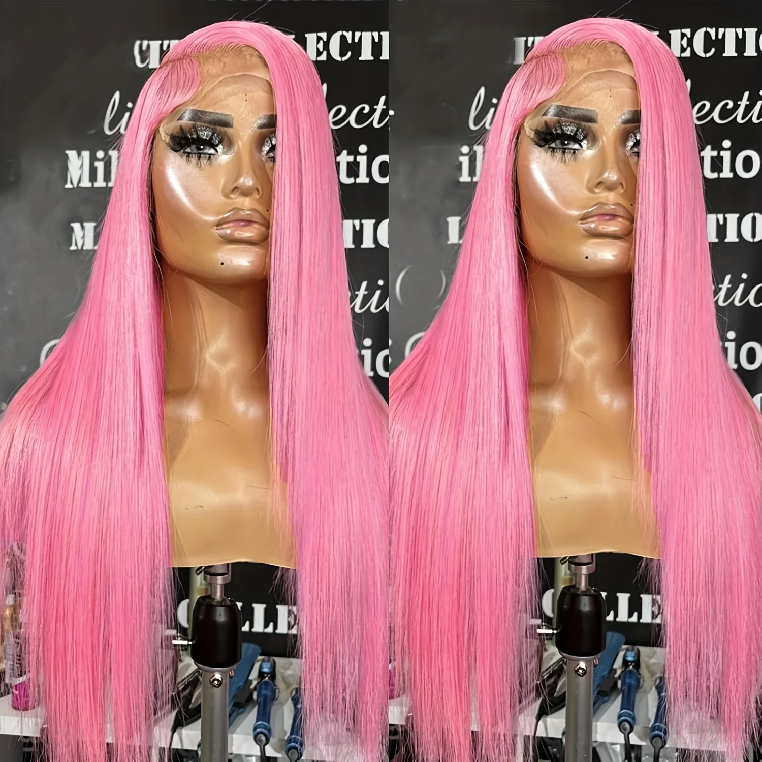 Pink Bone Straight Wigs Lace Front Wigs Human Hair For Women 13x4 Hd Lace Frontal Wig Brazilian 13x6 Colored PrePlucked Wig