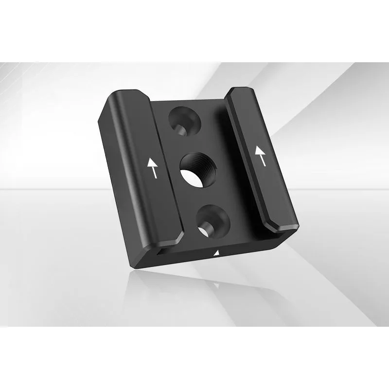 Universal cold shoe seat SLR micro-single quick-release hot shoe base 1/4 screw hole adapter base expansion