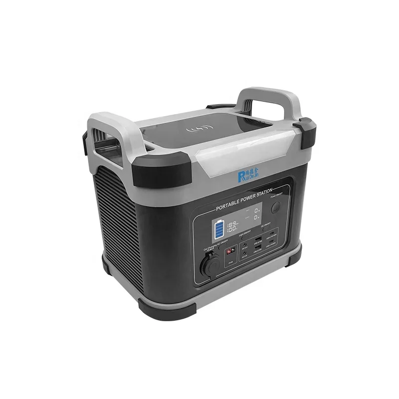 2200WPortable Mobile Energy Storage Power Generator Night Market Solar High Power Outdoor Emergency Power Supply