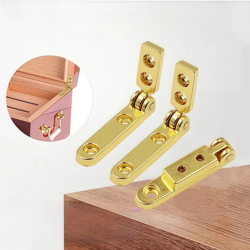 2Pcs Gold Durable Hinges Zinc Alloy 30x 20x 6mm Fit For Jewelry Box Wooden Box Hardware Miniature Furniture Tool Accessories