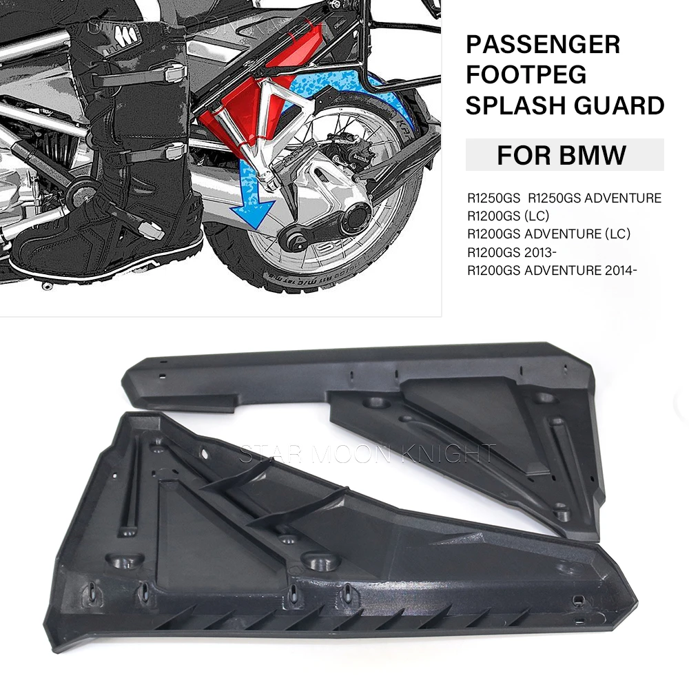 

Passenger footpeg splash guard R 1200 GS ADV For BMW R1200GS LC R1250GS Adventure Rear Wheel Mudguard Inner Fender Side Fender