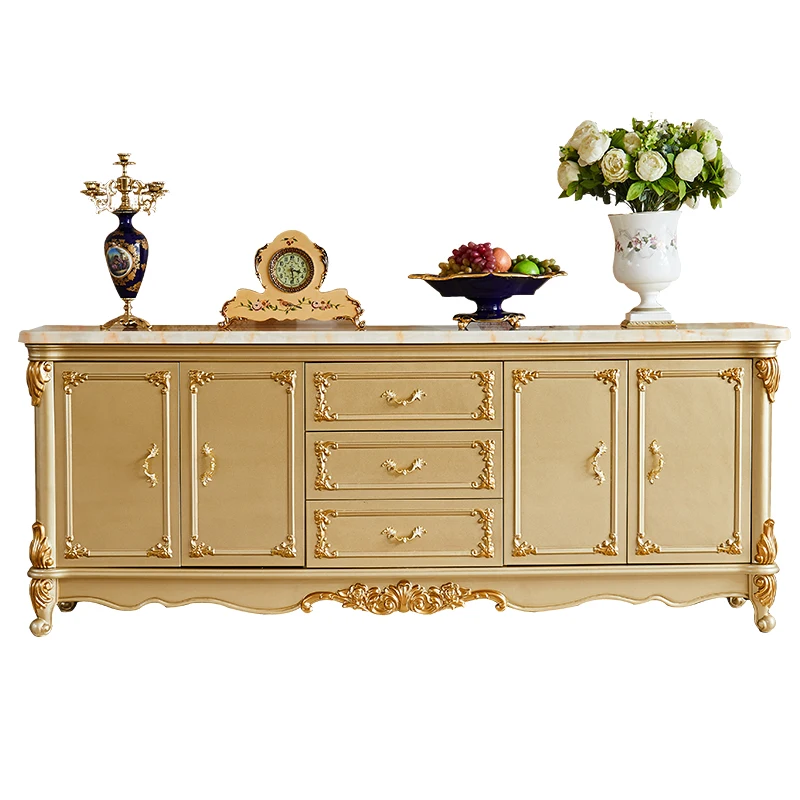 

Marble European side cabinet