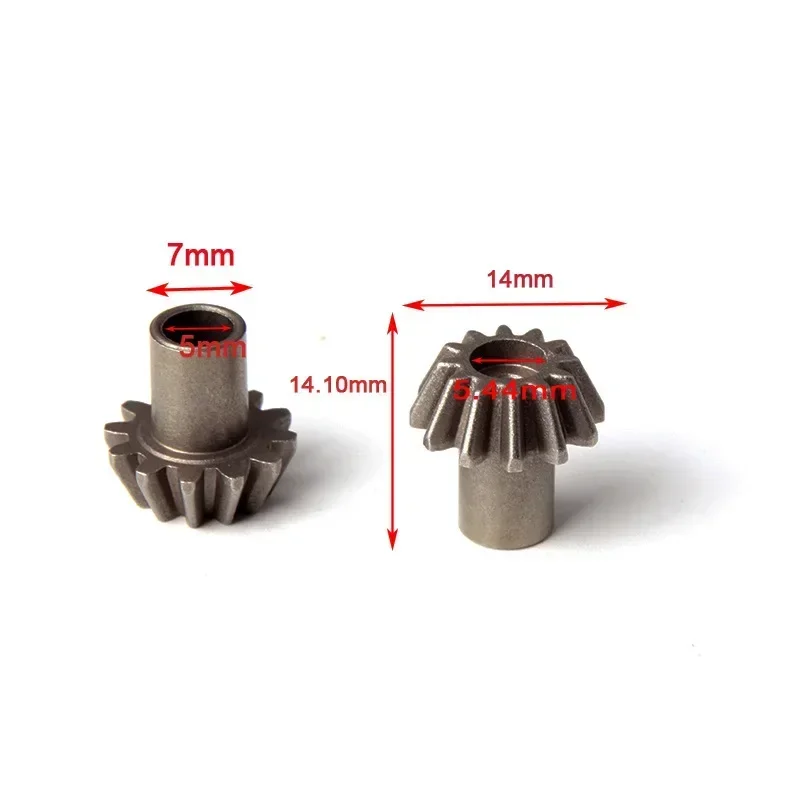 Upgrade Metal Gear 30T 24T 12T Differentieel Rijden Tandwielen 0011/0012/0013/0014 voor Wltoys 12428 12429 RC Auto Onderdelen