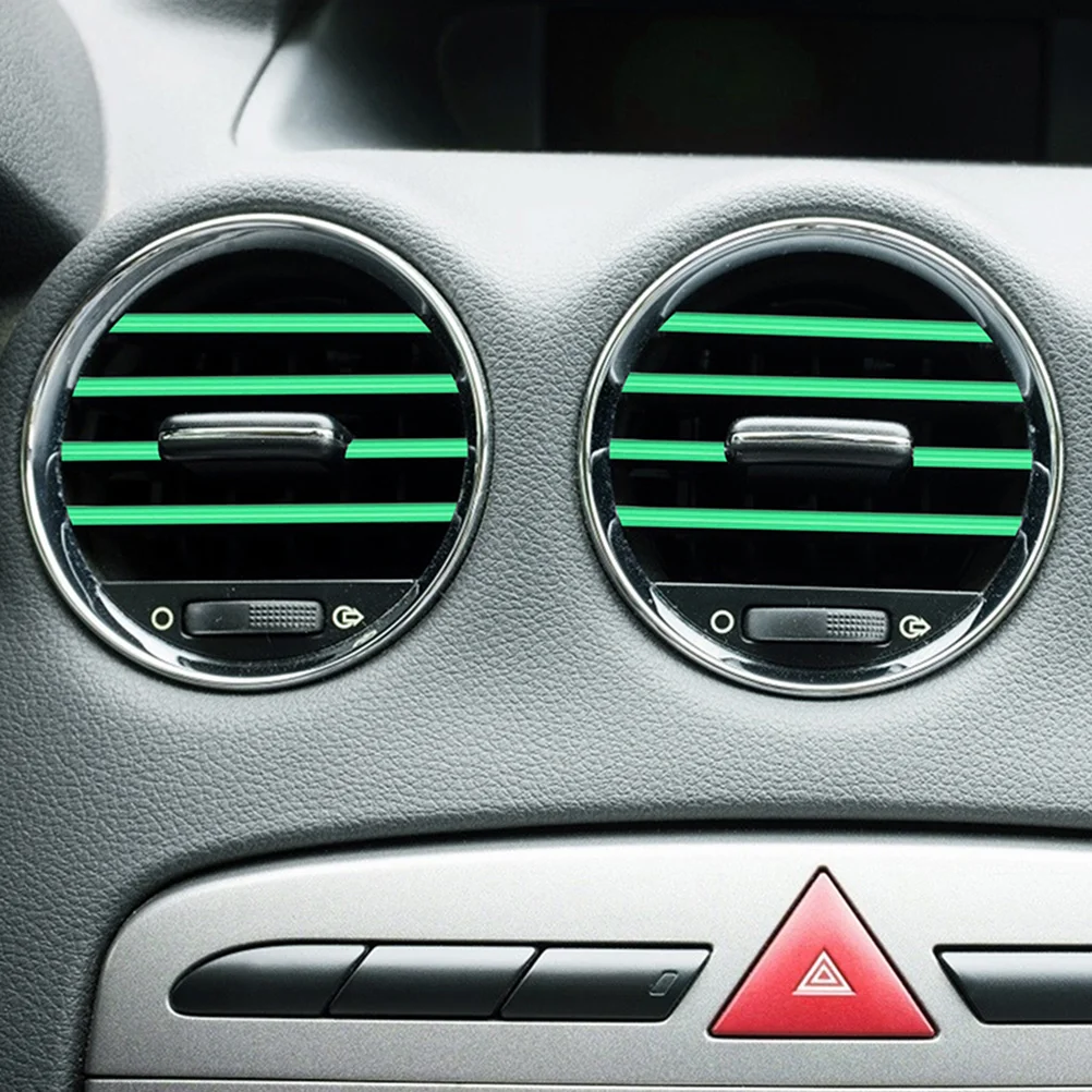 

10 Pcs Trim Interior Decoration Strip Car Air Vent Outlet Decorative Conditioner Mouldings