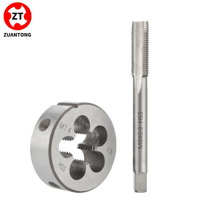 1SET M29-M40 Right Hand 6542HSSMertic Tap Die Set HSS Used for machine tool internal and external thread tapping and repair tool