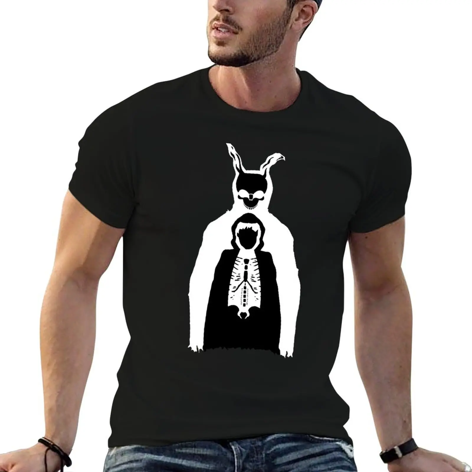 

Donnie Darko and Frank #3 T-Shirt man t shirts cotton t shirt men 100% cotton luxury brand T-Shirt