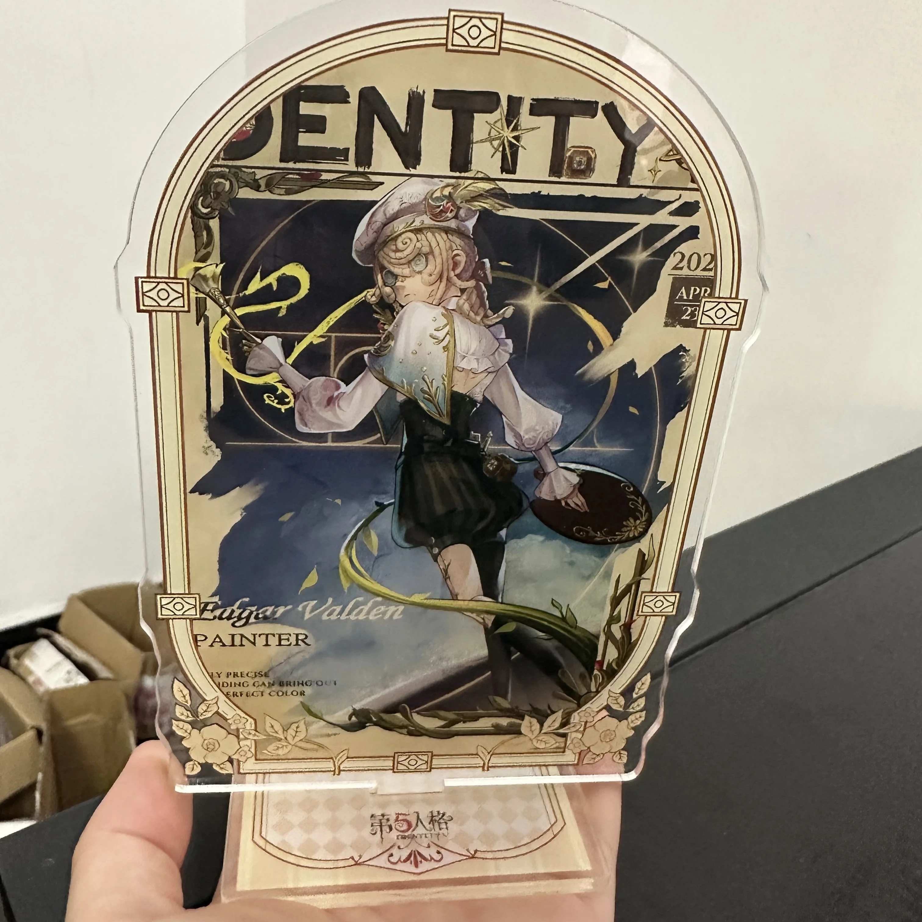 Game Identity Ⅴ Figures Alva Lorenz Joseph Desaulniers Edgar Valden Cosplay Acrylic Stand Model Plate Desk Decor Standing Sign