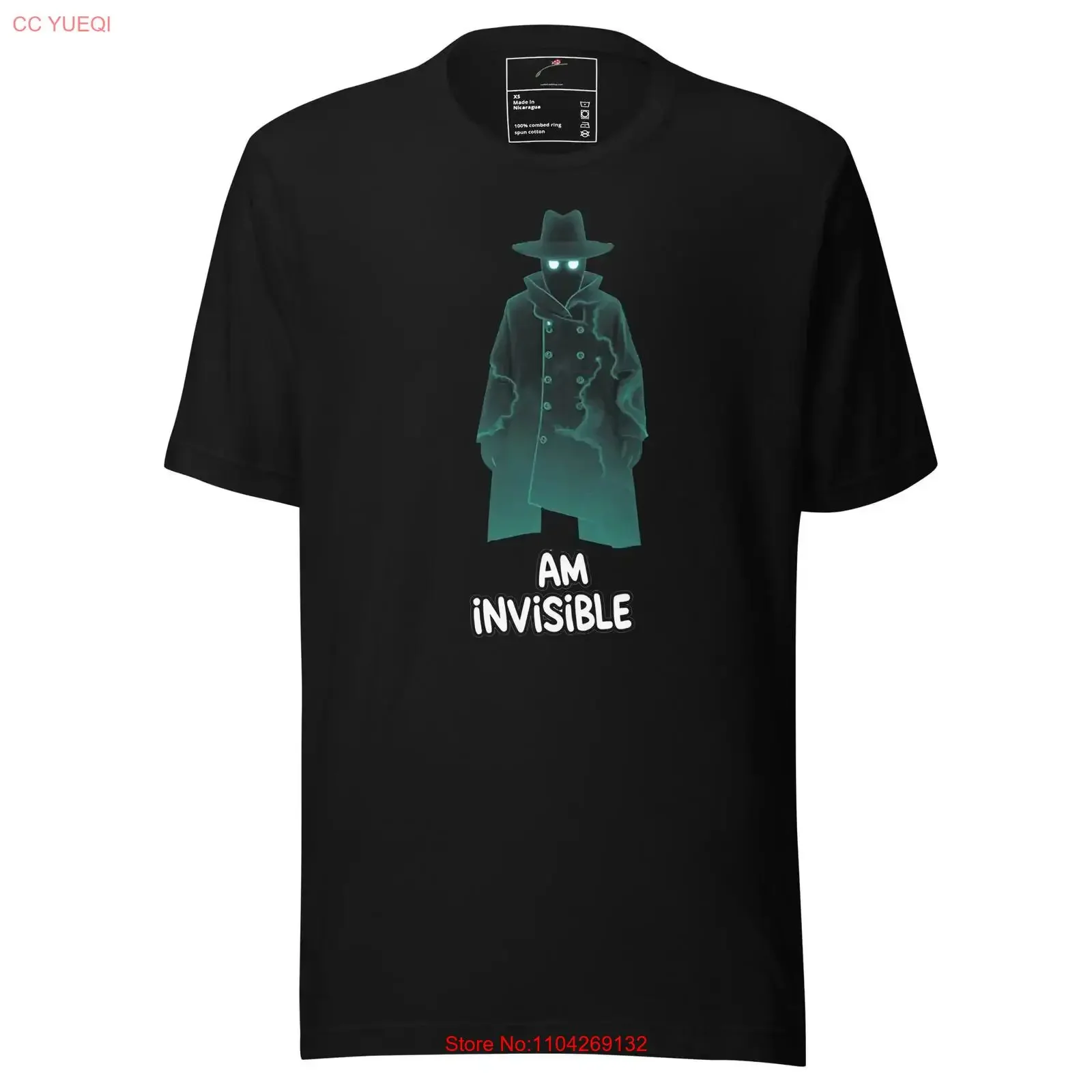 Unstoppable I Am Invisible T Shirt Bold And Empowering  vintage Washed Top For Everyday Wear Casual homme Unisex Breathable