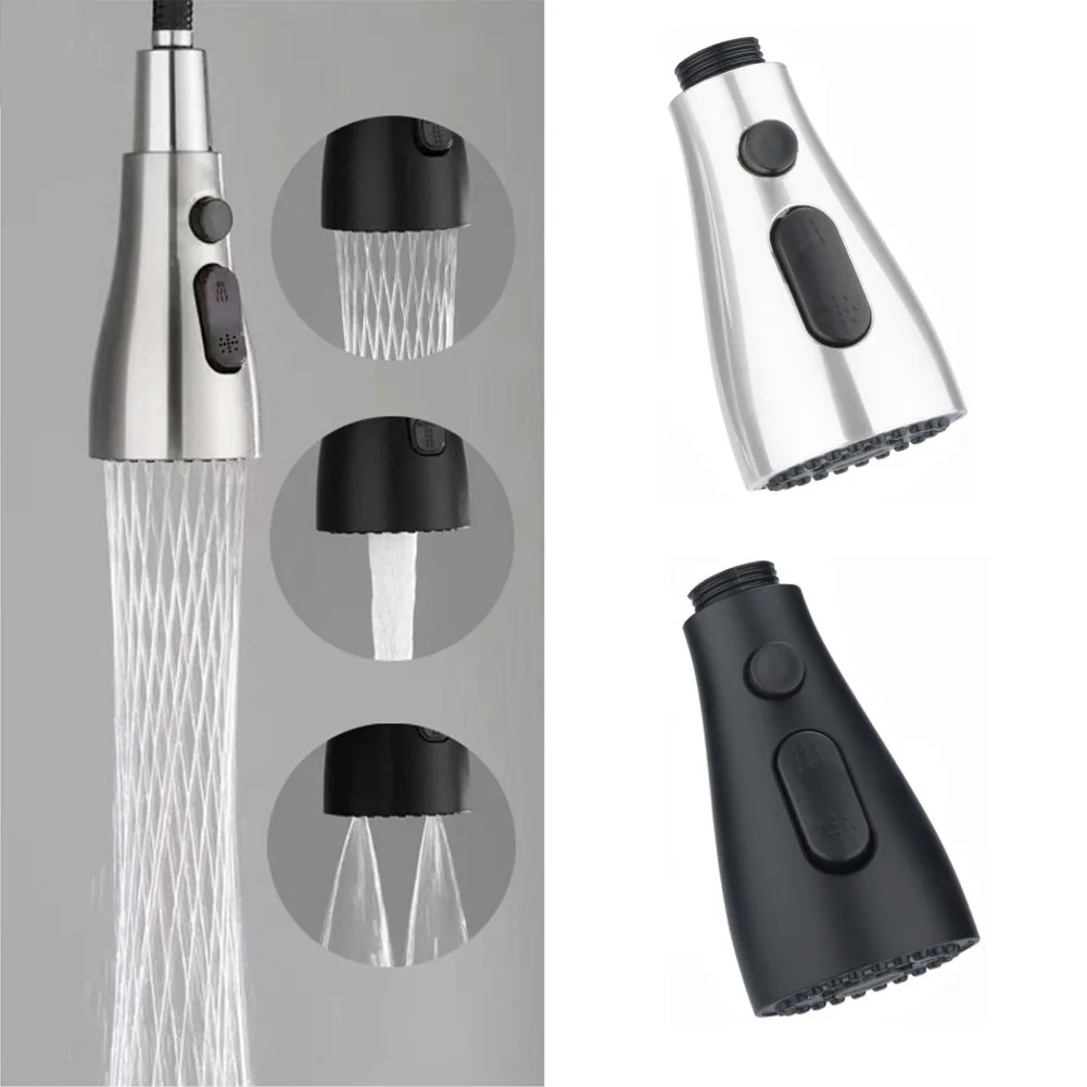 Kitchen Pull Out Faucet Nozzle Water Saving Bathroom Basin Sink Water Faucet Filter Universal Connection