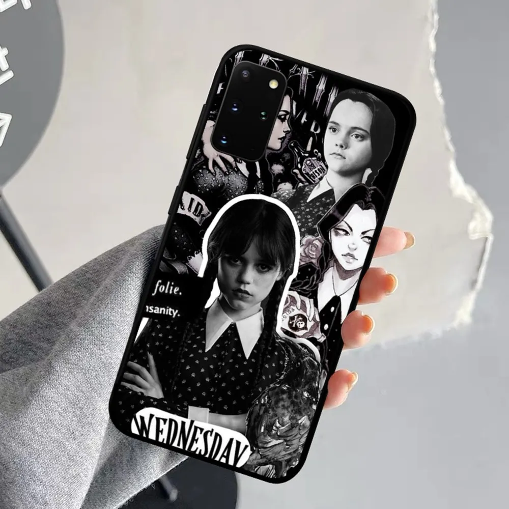 W-Wednesdays A-Addams Phone Case For Samsung S 9 10 20 21 22 23 30 23plus Lite Ultra FE S10lite Fundas