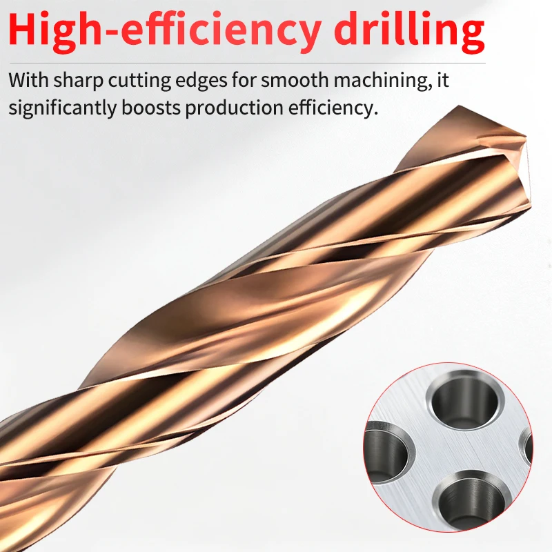 DUOMartap 1PCS HRC70 Solid Carbide Extra long Twist Drill Bit 19mm-20mm For Cast Iron Metal Aluminum  CNC machinery Tool X150L