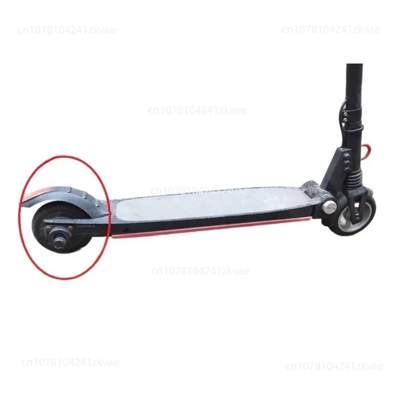 5.5 Inch Brushless High Speed Hub Motor with Solid Tire 200W 24V 36V for Electric Scooter Ride-On Car Vehicle