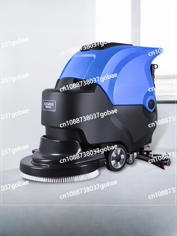 Hand-Propelled Floor-Washing Machine Commercial Full-Automatic Washing, Suction and Dragging